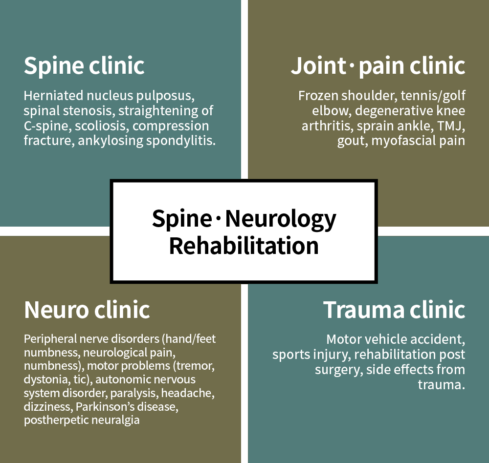 Spine & Nerve Rehabilitation Treatment clinics